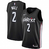 Wizards 2 John Wall Black 2018 19 City Edition Nike Swingman Jersey Dzhi,baseball caps,new era cap wholesale,wholesale hats